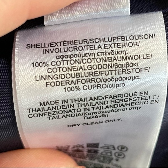 NWT Brooks Brothers Cotton Striped Woven Button Tailored Jacket Office R… - Picture 11 of 12